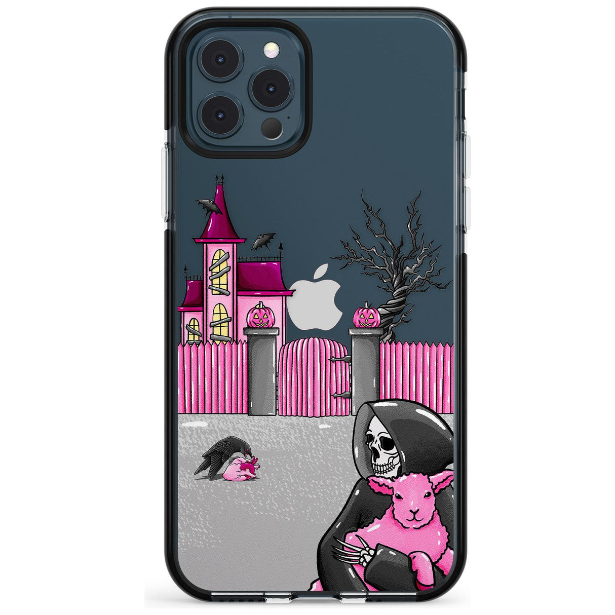 Left With My Heart Black Impact Phone Case for iPhone 11