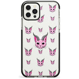 Demon Cat Pattern Black Impact Phone Case for iPhone 11