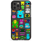 Burst Heads Colour Black Impact Phone Case for iPhone 11