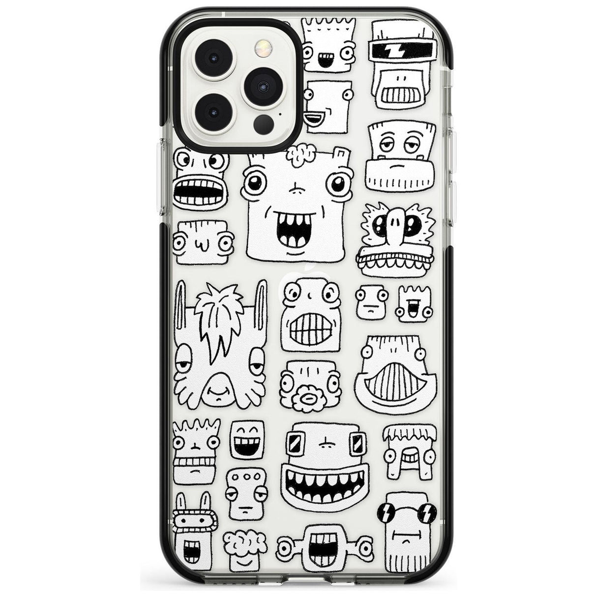 Burst Heads Black Impact Phone Case for iPhone 11