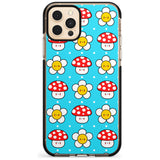 Shroom Bunnies Kawaii Pattern Black Impact Phone Case for iPhone 11