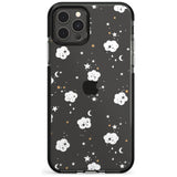 Stars & Clouds Pink Fade Impact Phone Case for iPhone 11