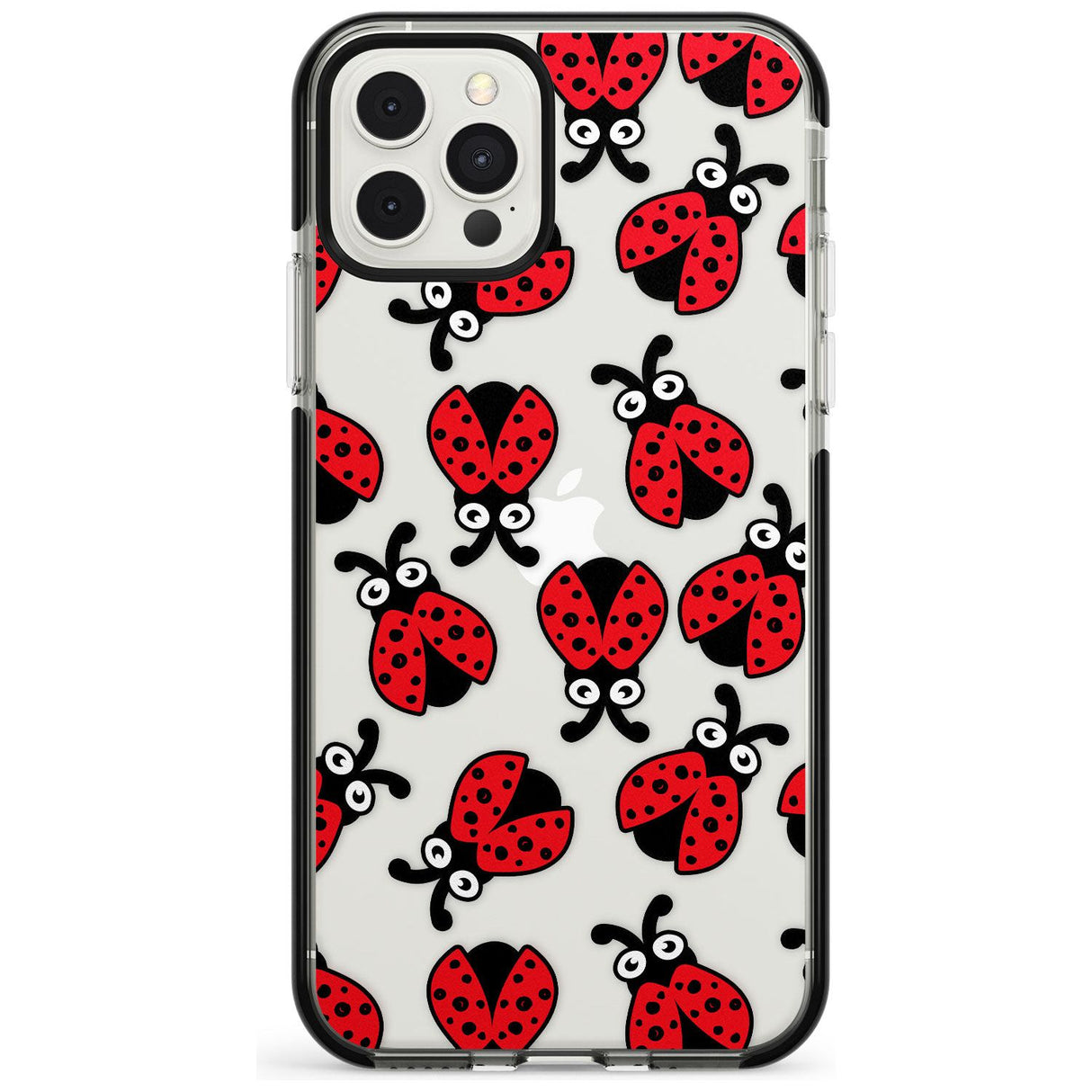 Ladybug Pattern Impact Phone Case for iPhone 11, iphone 12