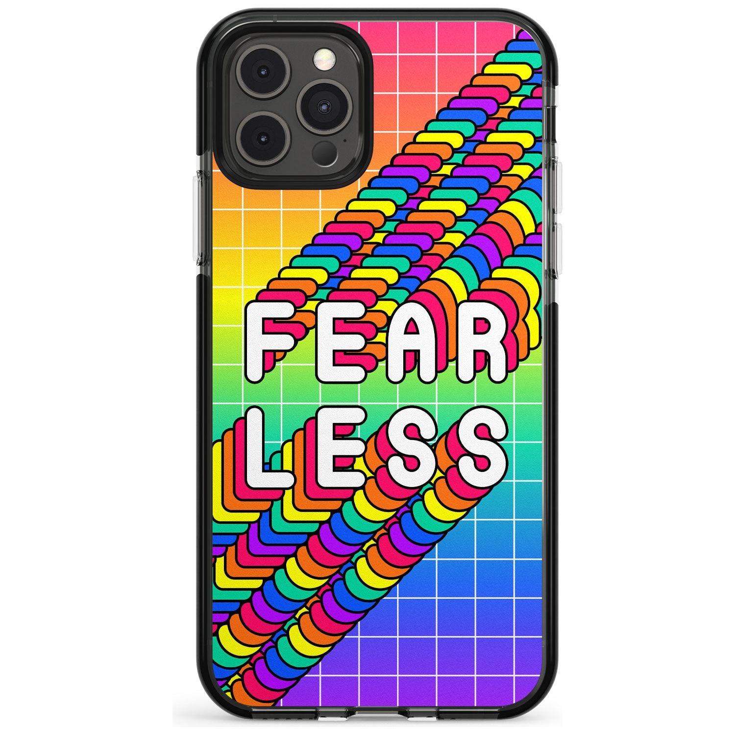 Fearless Black Impact Phone Case for iPhone 11
