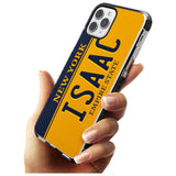 New York License Plate Pink Fade Impact Phone Case for iPhone 11