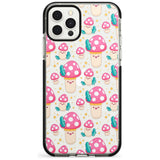 Cute Mushrooms Pattern Black Impact Phone Case for iPhone 11