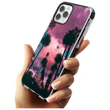 Palm Tree Sunset Photograph Black Impact Phone Case for iPhone 11 Pro Max