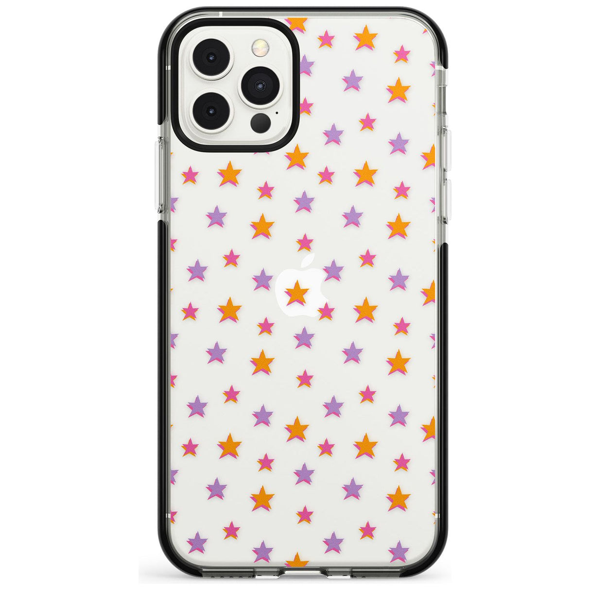 Spangling Stars Pattern Black Impact Phone Case for iPhone 11