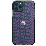 Trust The Process Black Impact Phone Case for iPhone 11