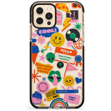 Nostalgic Stickers #1 Pink Fade Impact Phone Case for iPhone 11