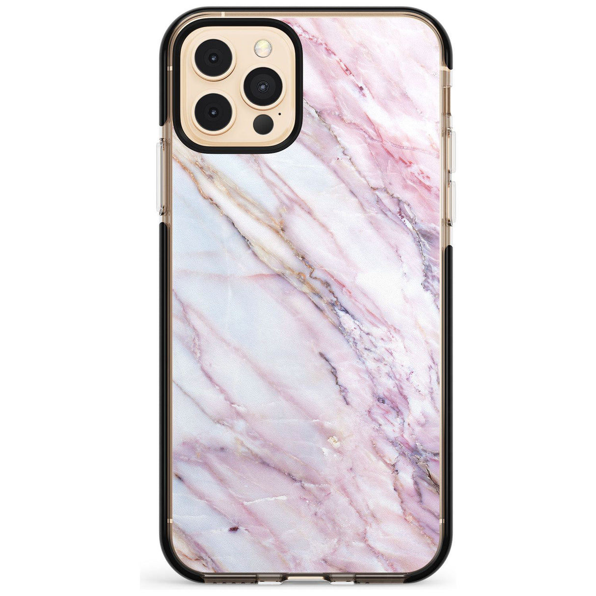 White, Pink & Purple Onyx Marble Texture Pink Fade Impact Phone Case for iPhone 11