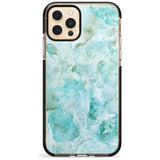 Turquoise Aqua Onyx Marble Pink Fade Impact Phone Case for iPhone 11