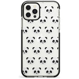 Panda Face Pattern Pink Fade Impact Phone Case for iPhone 11