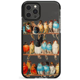 A Perch of Birds Black Impact Phone Case for iPhone 11