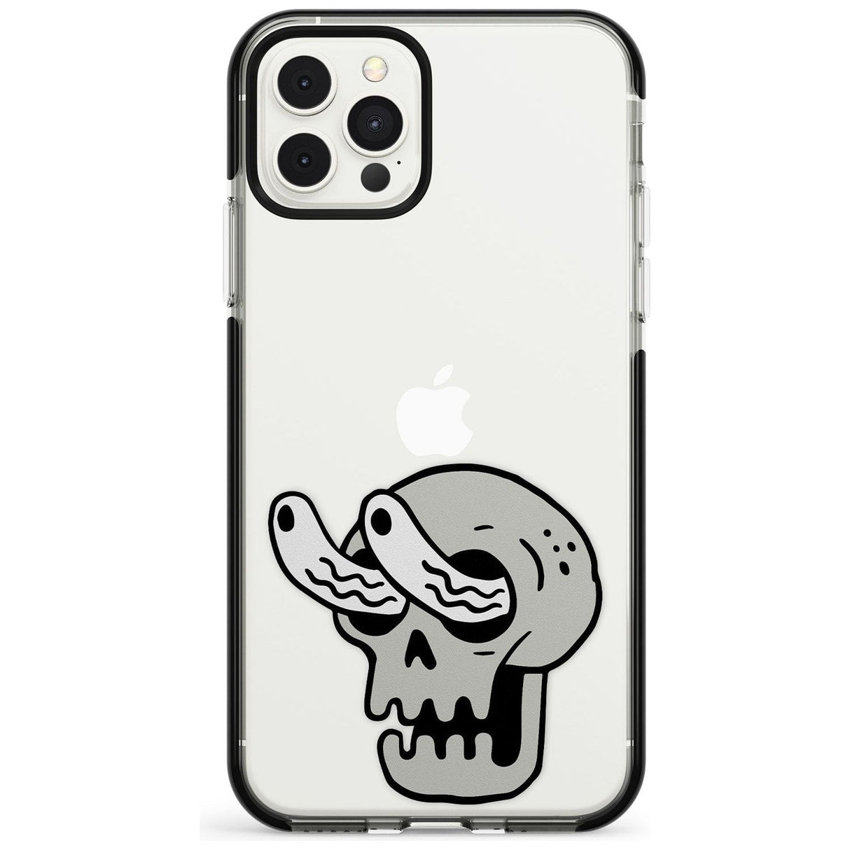 Skull Eyes Black Impact Phone Case for iPhone 11