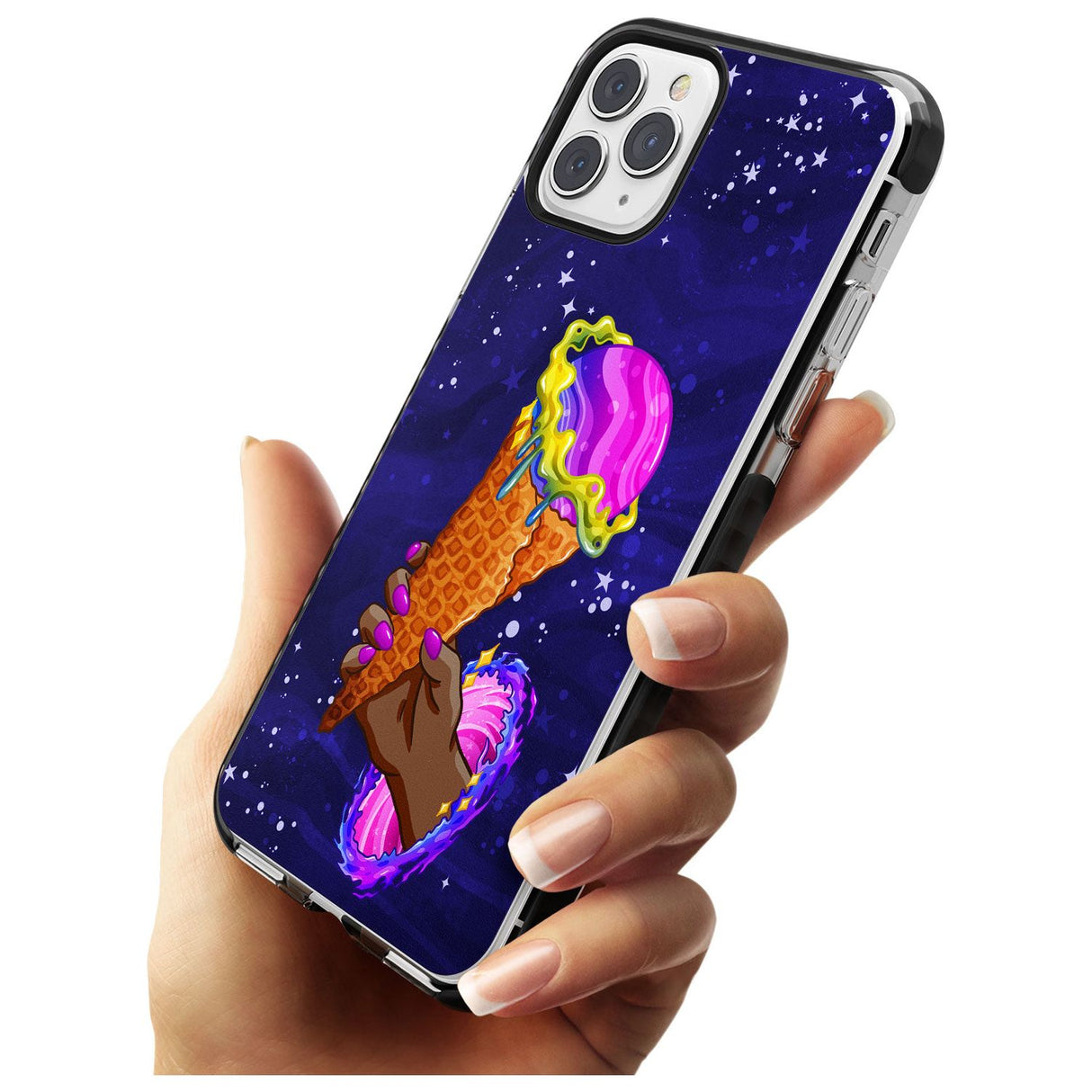 Interdimensional Ice Cream Black Impact Phone Case for iPhone 11