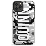 Greyscale Camo Slim TPU Phone Case for iPhone 11 Pro Max