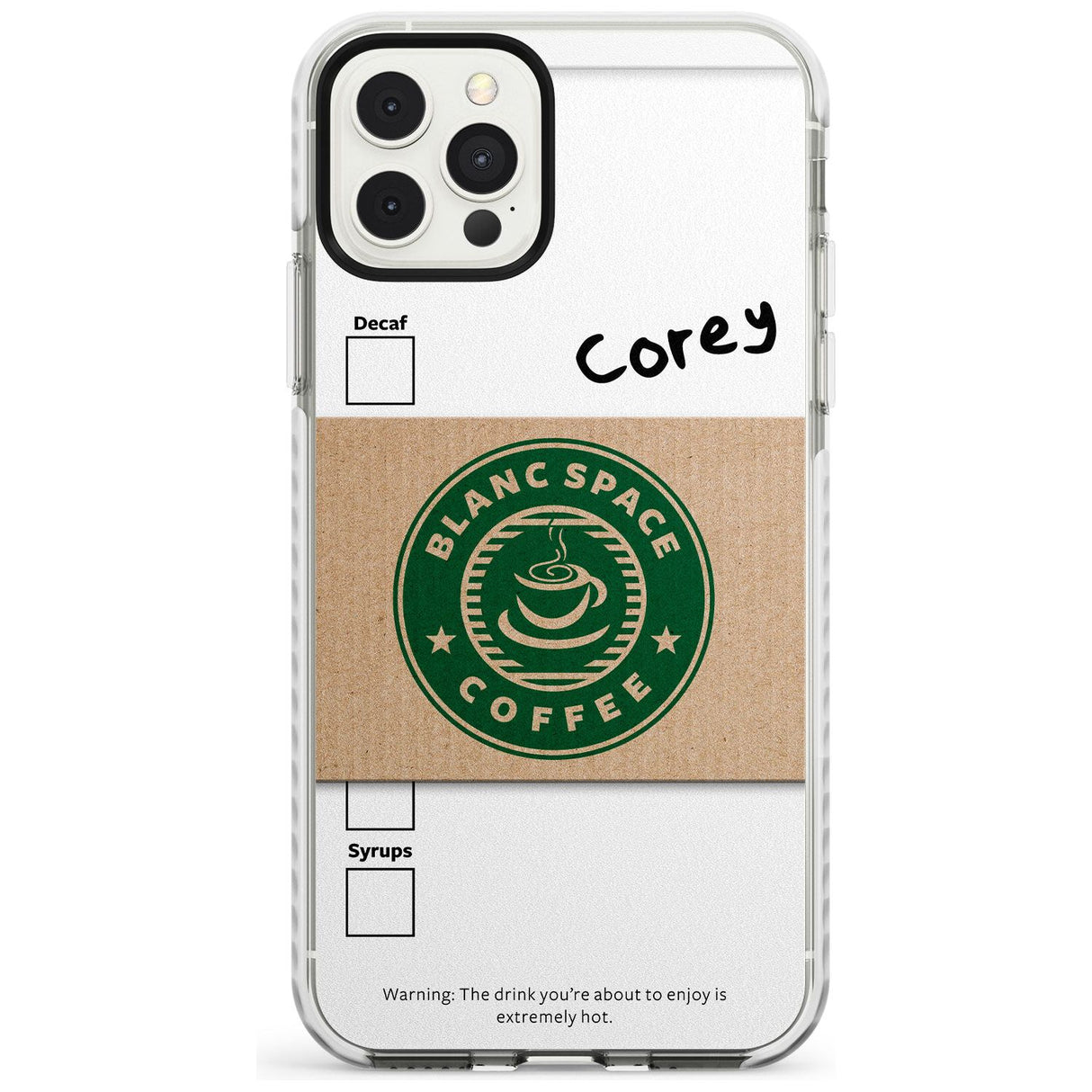 Personalised Coffee Cup Impact Phone Case for iPhone 11 Pro Max