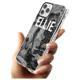 Grey Scale Fashion Collage iPhone Case   Custom Phone Case - Case Warehouse