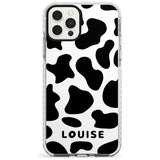 Custom Cow Print Slim TPU Phone Case for iPhone 11 Pro Max