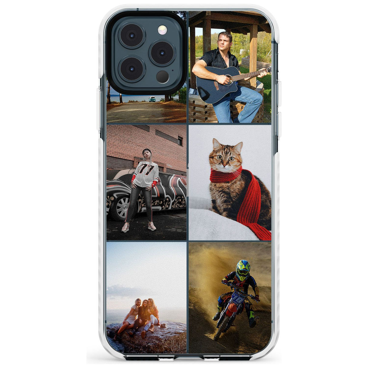 6 Photo Grid  Slim TPU Phone Case for iPhone 11 Pro Max