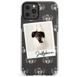 Dachshund, Black- Custom Dog Photo Slim TPU Phone Case for iPhone 11 Pro Max