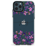 Custom Violet Flowers Slim TPU Phone Case for iPhone 11 Pro Max