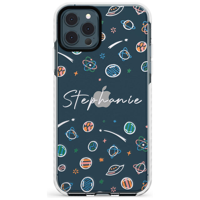 Customisable Space Pattern (Clear) Slim TPU Phone Case for iPhone 11 Pro Max