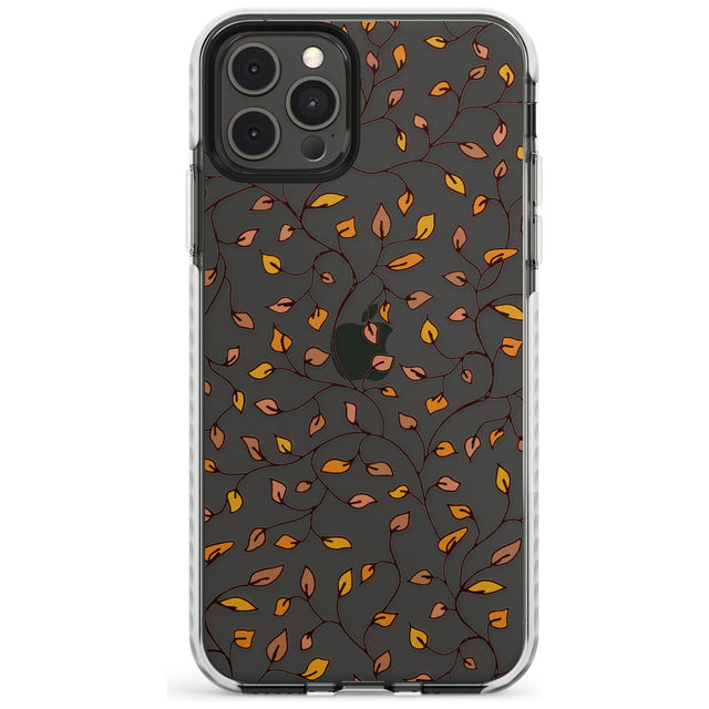 Personalised Autumn Leaves Pattern Impact Phone Case for iPhone 11 Pro Max