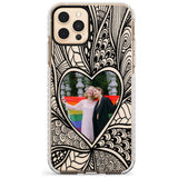 Personalised Henna Heart Photo Case Impact Phone Case for iPhone 11 Pro Max