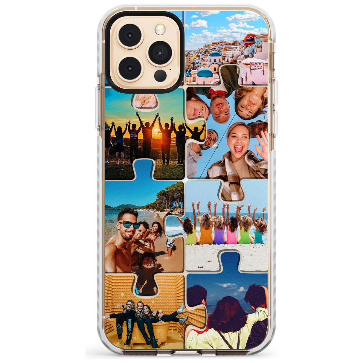 Personalised Jigsaw Photo Grid Impact Phone Case for iPhone 11 Pro Max