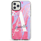 Pink & Purple - Custom Marble iPhone Case  Impact Case Custom Phone Case - Case Warehouse