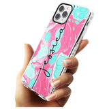 Turquoise & Pink - Marbled iPhone Case   Custom Phone Case - Case Warehouse