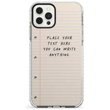 Custom School Paper Slim TPU Phone Case for iPhone 11 Pro Max