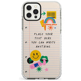 Custom Nostalgia Sticker Mix #1 Slim TPU Phone Case for iPhone 11 Pro Max