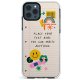 Custom Nostalgia Sticker Mix #1 Slim TPU Phone Case for iPhone 11 Pro Max