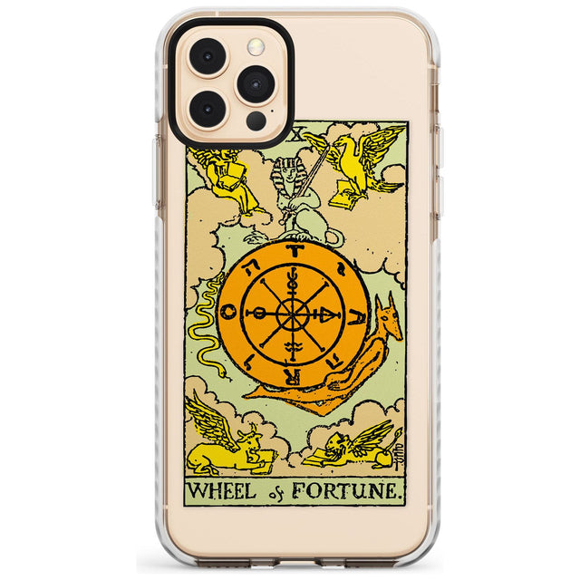 Wheel of Fortune Tarot Card - Colour Slim TPU Phone Case for iPhone 11 Pro Max