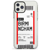 Birmingham Boarding Pass  Impact Case Custom Phone Case - Case Warehouse