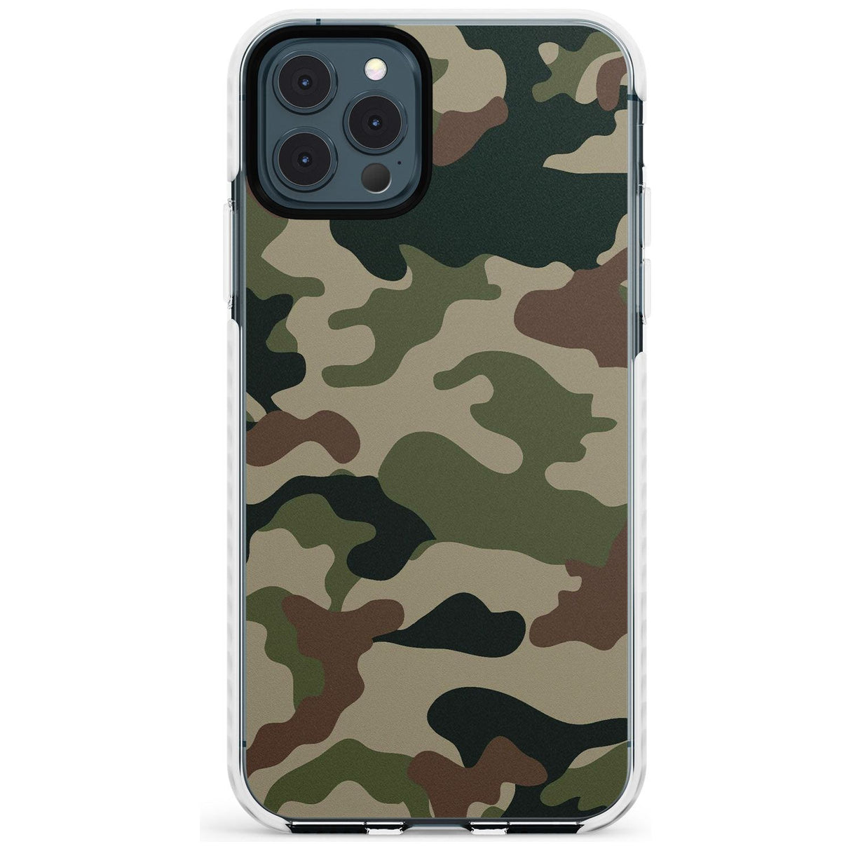 Green and Brown Camo Impact Phone Case for iPhone 11 Pro Max