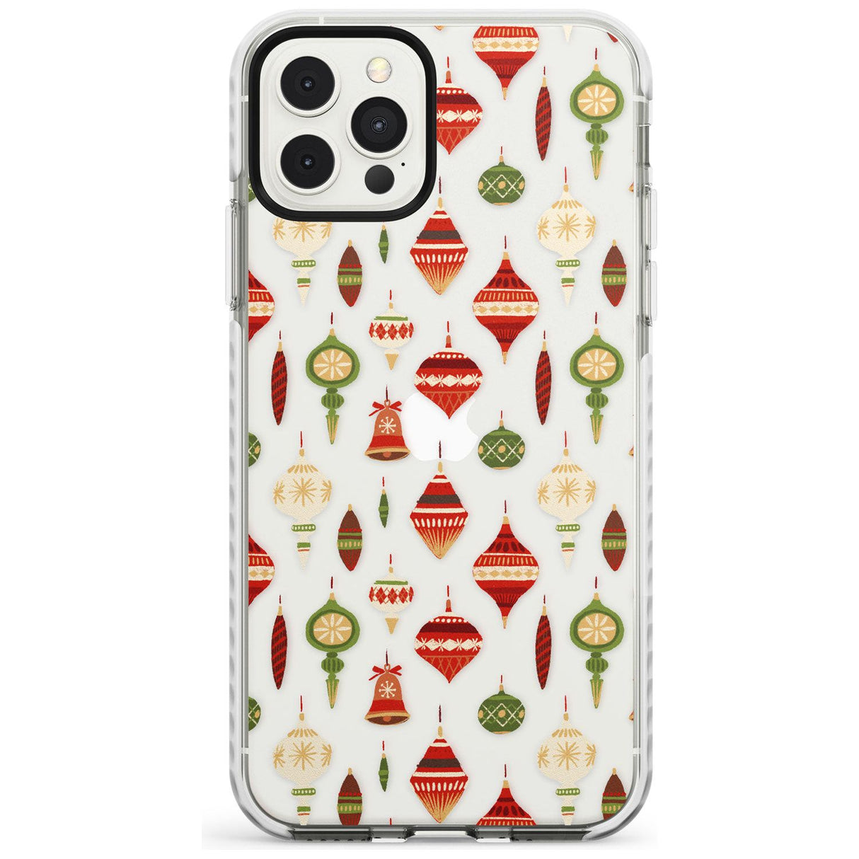 Christmas Baubles Pattern Impact Phone Case for iPhone 11 Pro Max