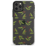 Christmas Holly Pattern Impact Phone Case for iPhone 11 Pro Max