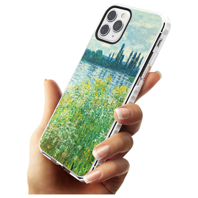 Banks of the Seine by Claude Monet Slim TPU Phone Case for iPhone 11 Pro Max