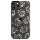 Monstera Leaves Slim TPU Phone Case for iPhone 11 Pro Max