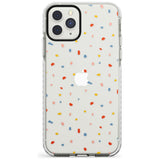 Small Confetti Print Clear iPhone Case  Impact Case Phone Case - Case Warehouse