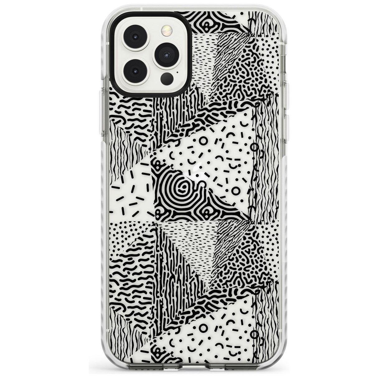 Pattern Mashup (Black) Slim TPU Phone Case for iPhone 11 Pro Max