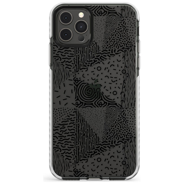 Pattern Mashup (Black) Slim TPU Phone Case for iPhone 11 Pro Max
