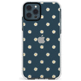 Daisy Pattern - Clear  Cute Floral Design Slim TPU Phone Case for iPhone 11 Pro Max