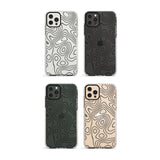 Damascus Steel Impact Phone Case for iPhone 11, iphone 12