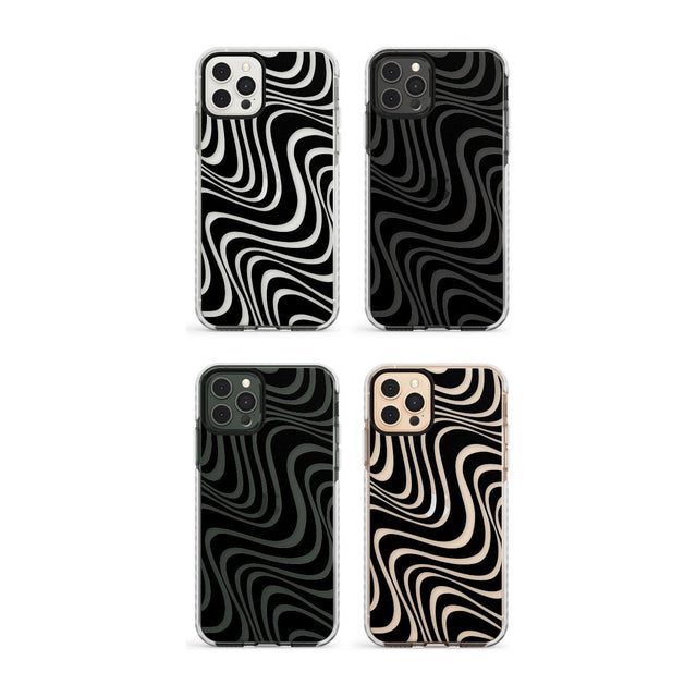 Damascus Steel Impact Phone Case for iPhone 11, iphone 12