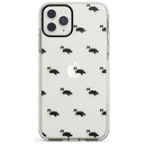 Border Collie Dog Pattern Clear Impact Phone Case for iPhone 11 Pro Max